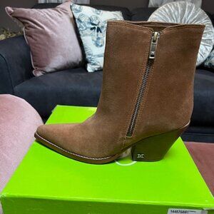 Sam Edleman Brown Suede Booties Size 7